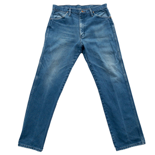 WRANGLER straight fit denim jeans | 34x32