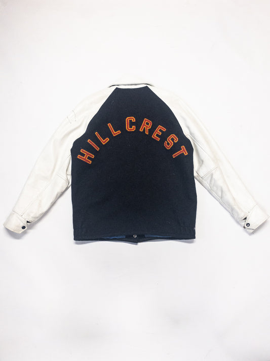 1980s Hillcrest Eagle Varsity Jacket | L