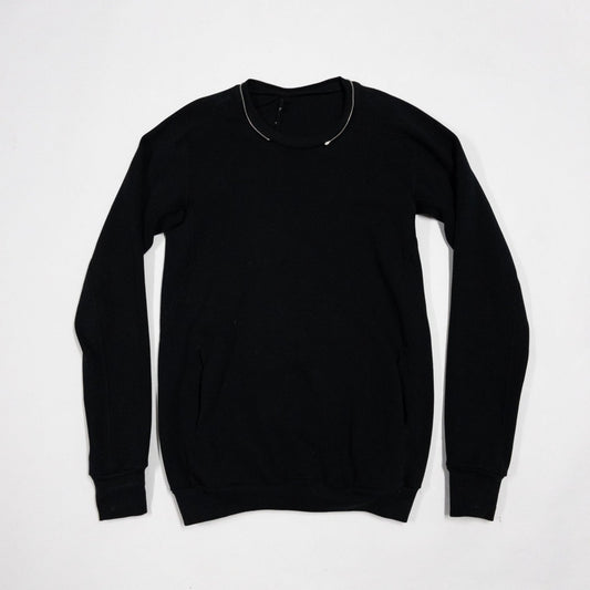 11 BY BORIS BIDJAN SABERI Zipper Crewneck Sweater | L